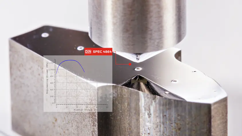 Grafik zum Eindruckverfahren nach DIN SPEC 4864